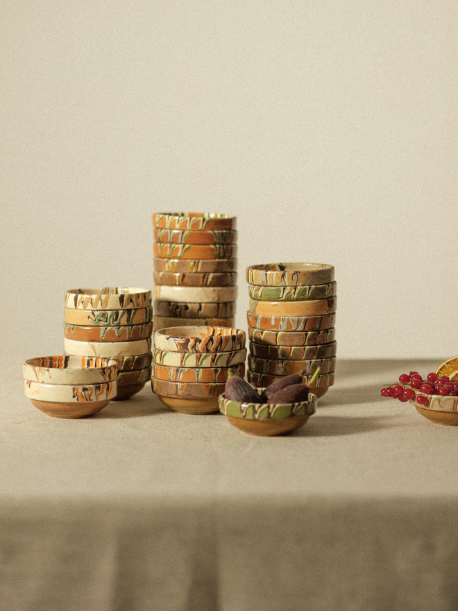 Small Drip Glaze Bowls