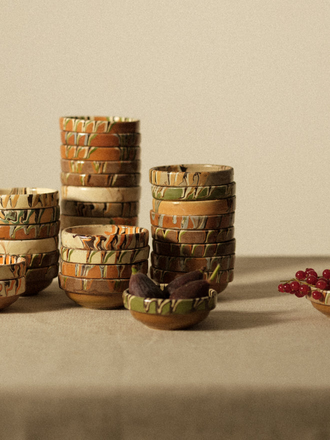 Small Drip Glaze Bowls