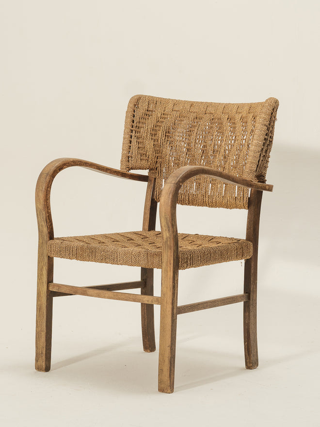 Seagrass Chair by Erich Dieckmann