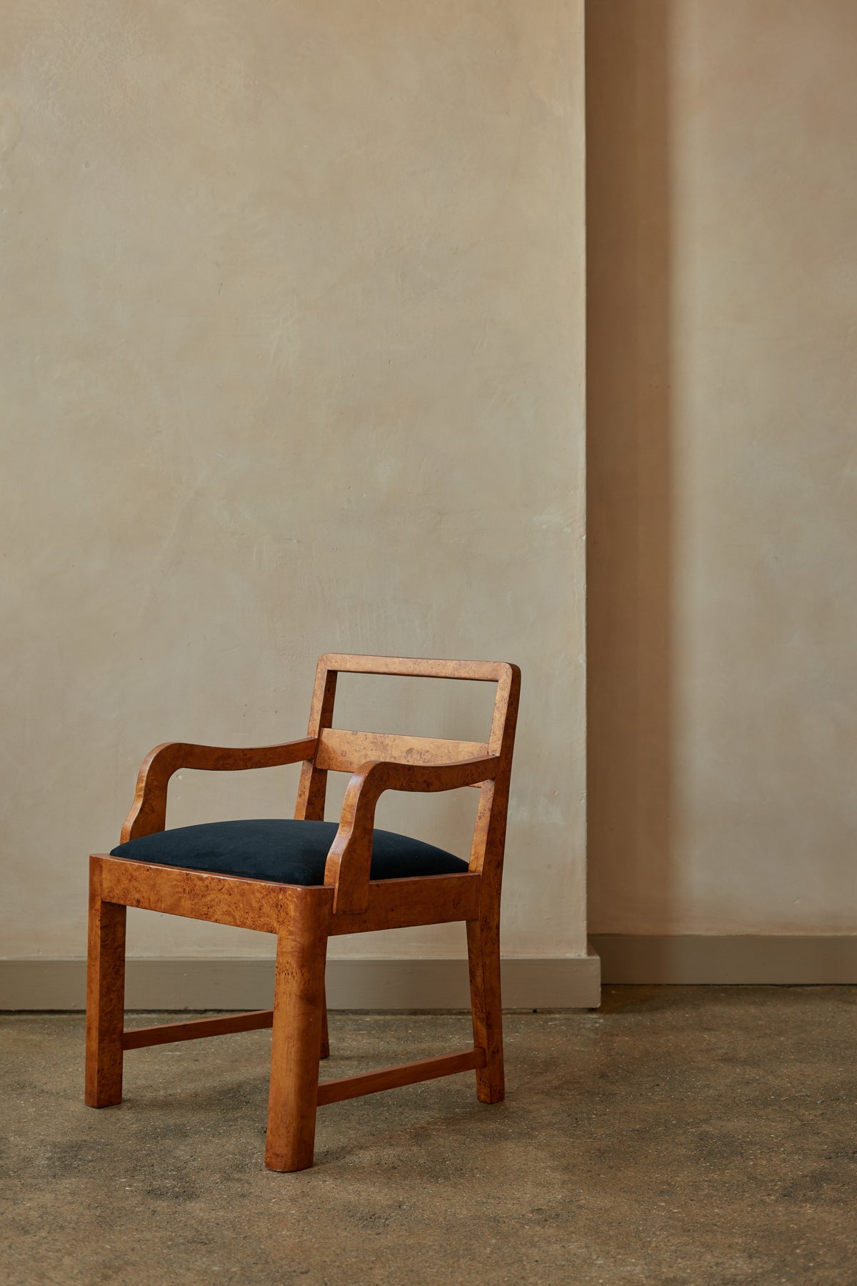 Pair Of Art Deco Maple Chairs