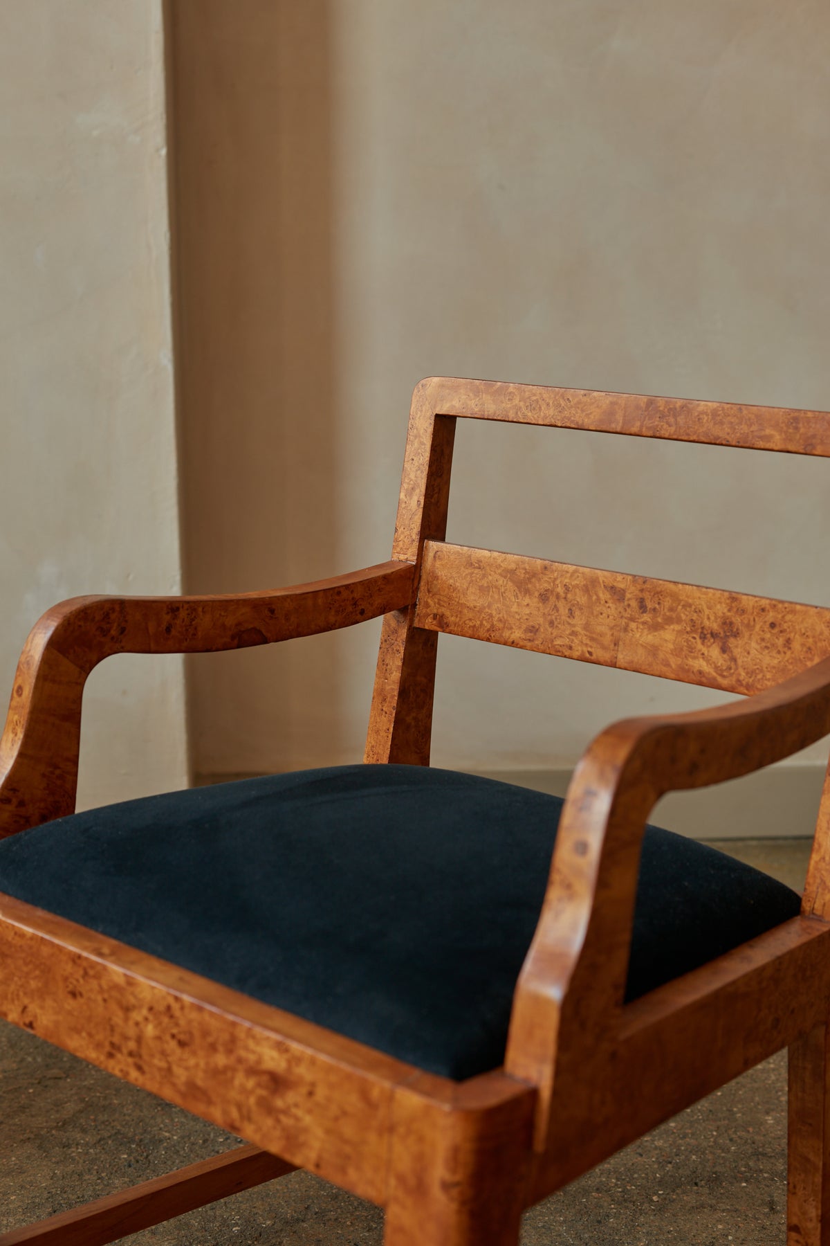 Pair Of Art Deco Maple Chairs