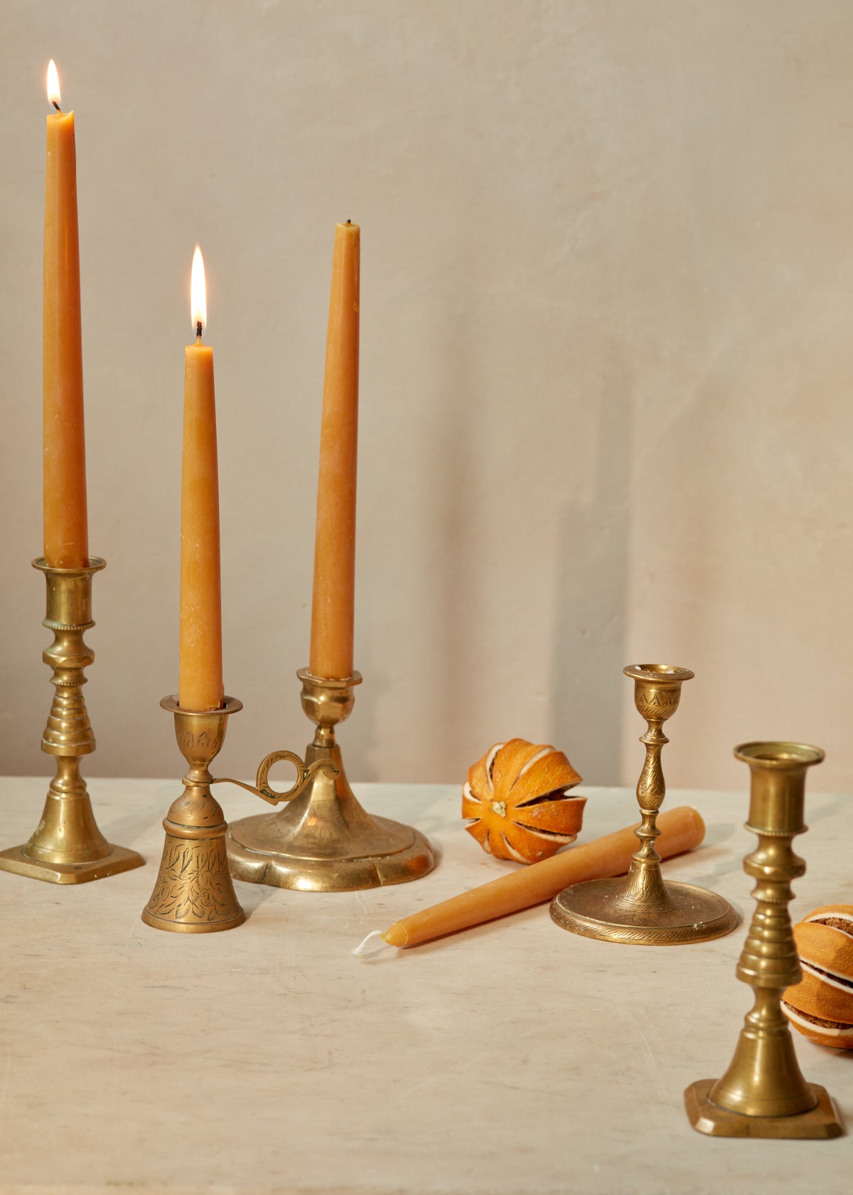 Unique Brass Candlestick