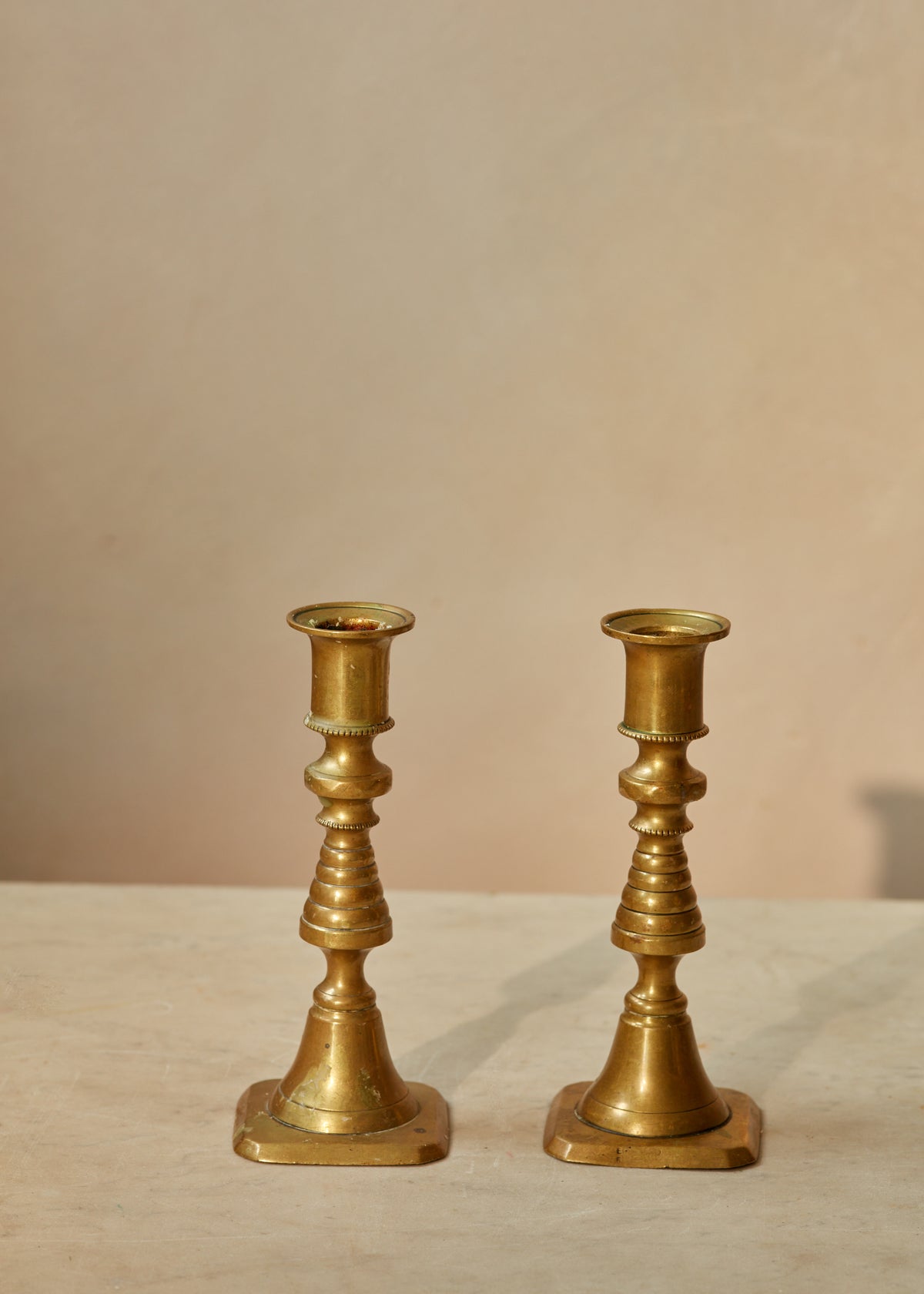 Pair of Antique Victorian Candlesticks