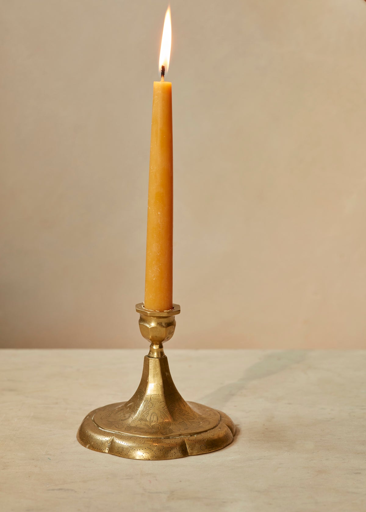 Indian Brass Candlestick