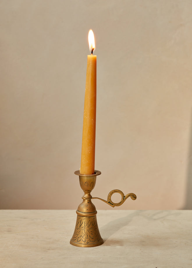 Unique Brass Candlestick