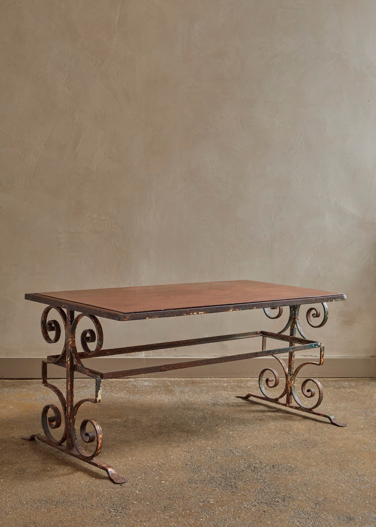 19th Century Scrolling Ironwork Coffee Table