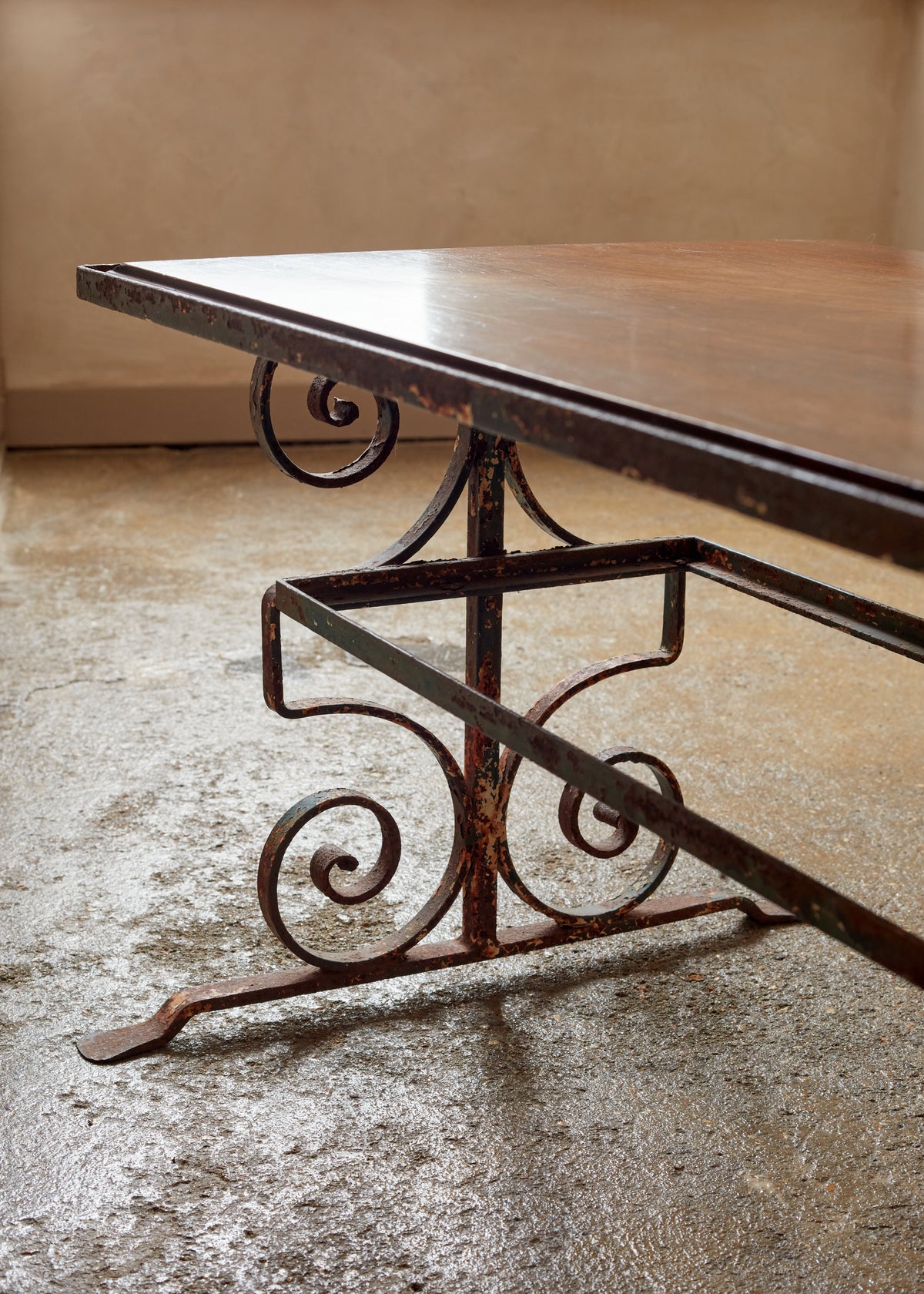 19th Century Scrolling Ironwork Coffee Table