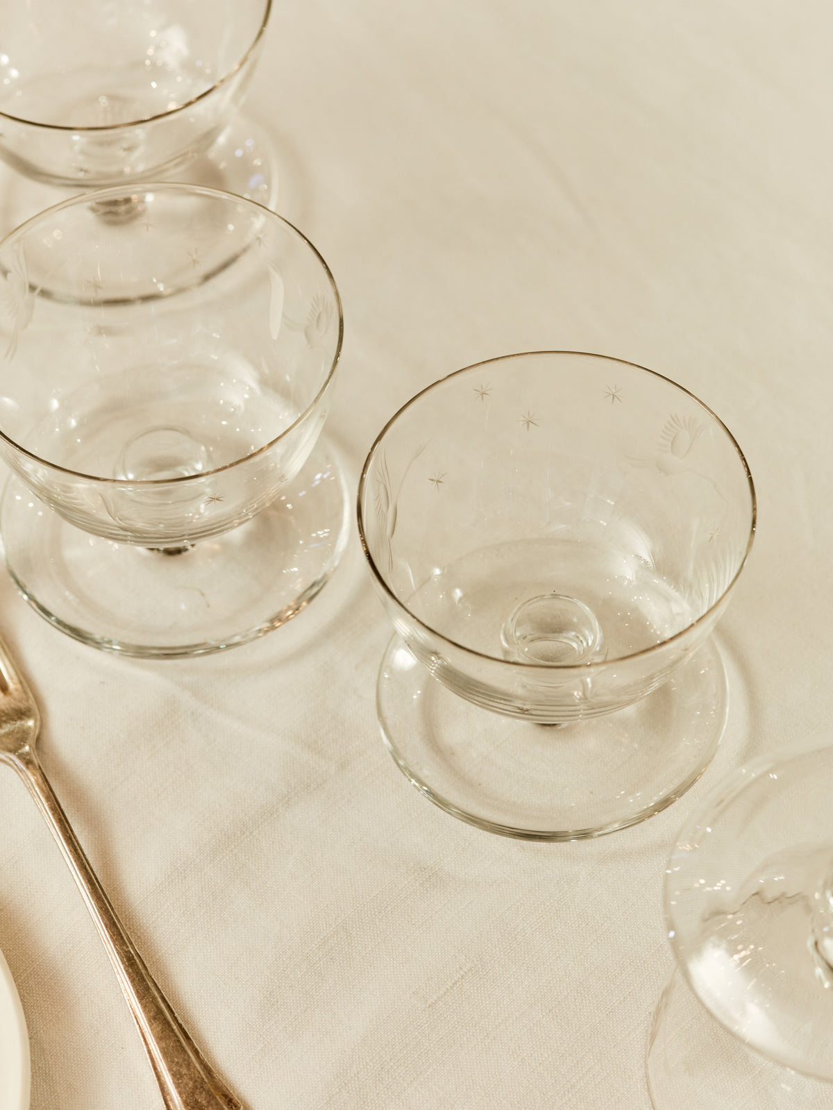 A Set of Ten Hand Etched Coupes