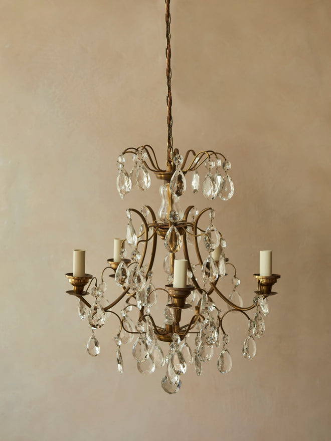 20th Century 5 Arm Chandelier