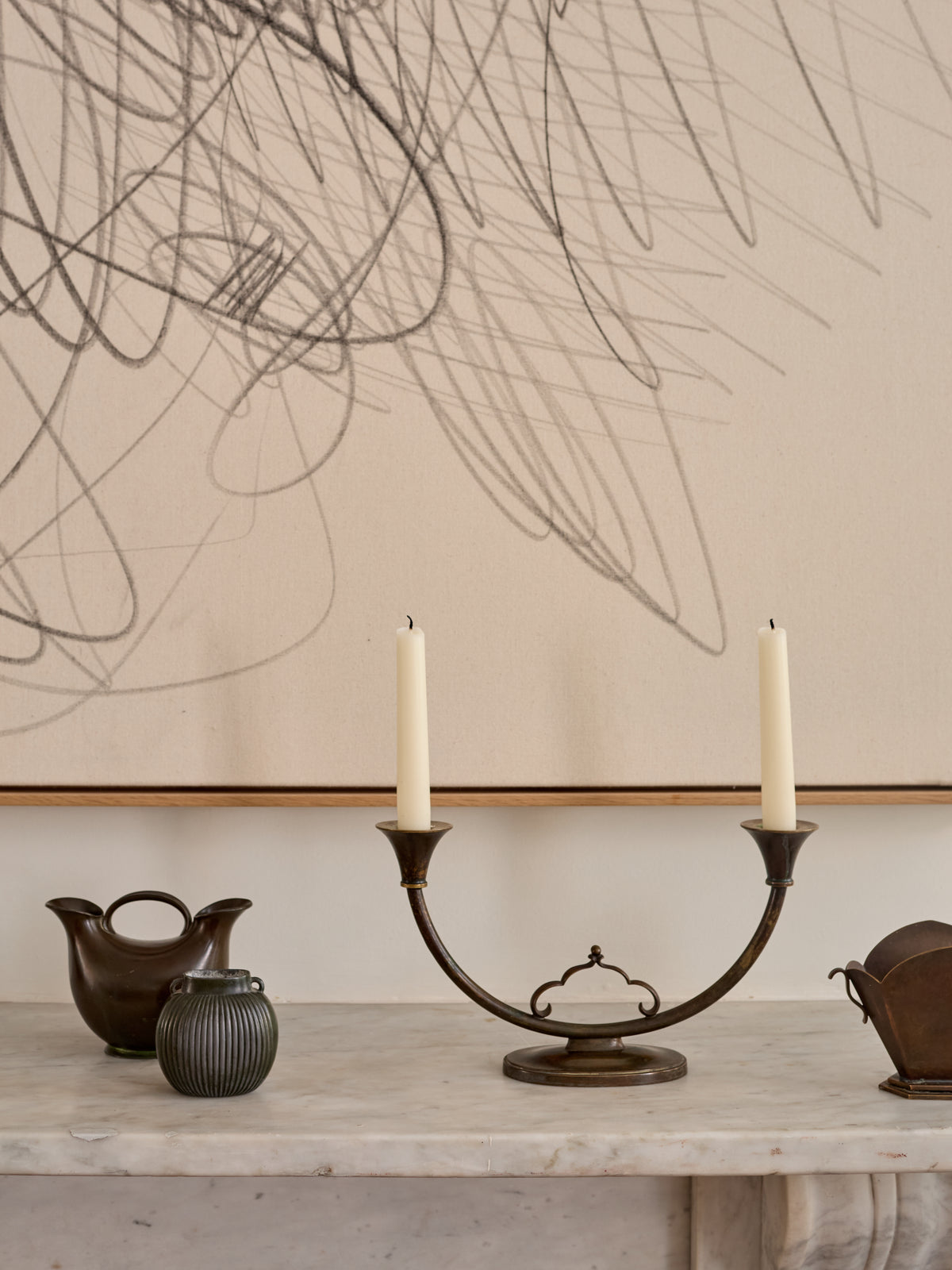 Just Andersen and Holger Fridericias, Three Vases