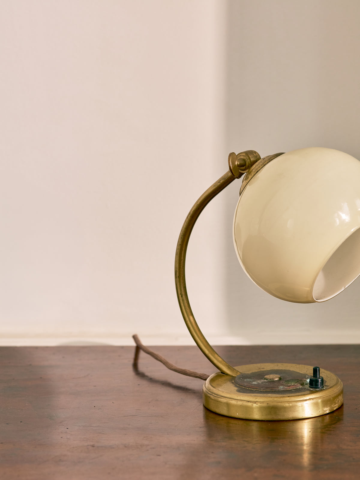 Elegant Brass 1940's Table Lamp