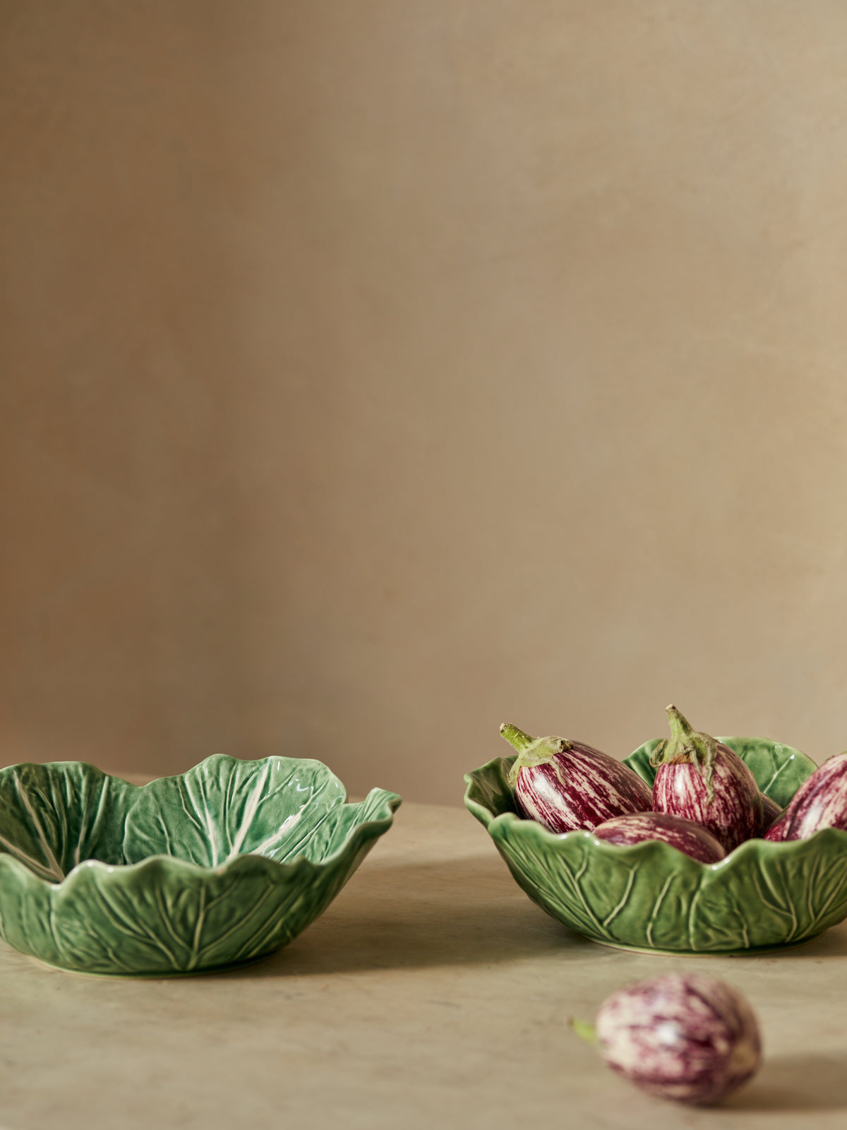 A Pair of 19th Century Portuguese Cabbage Bowls