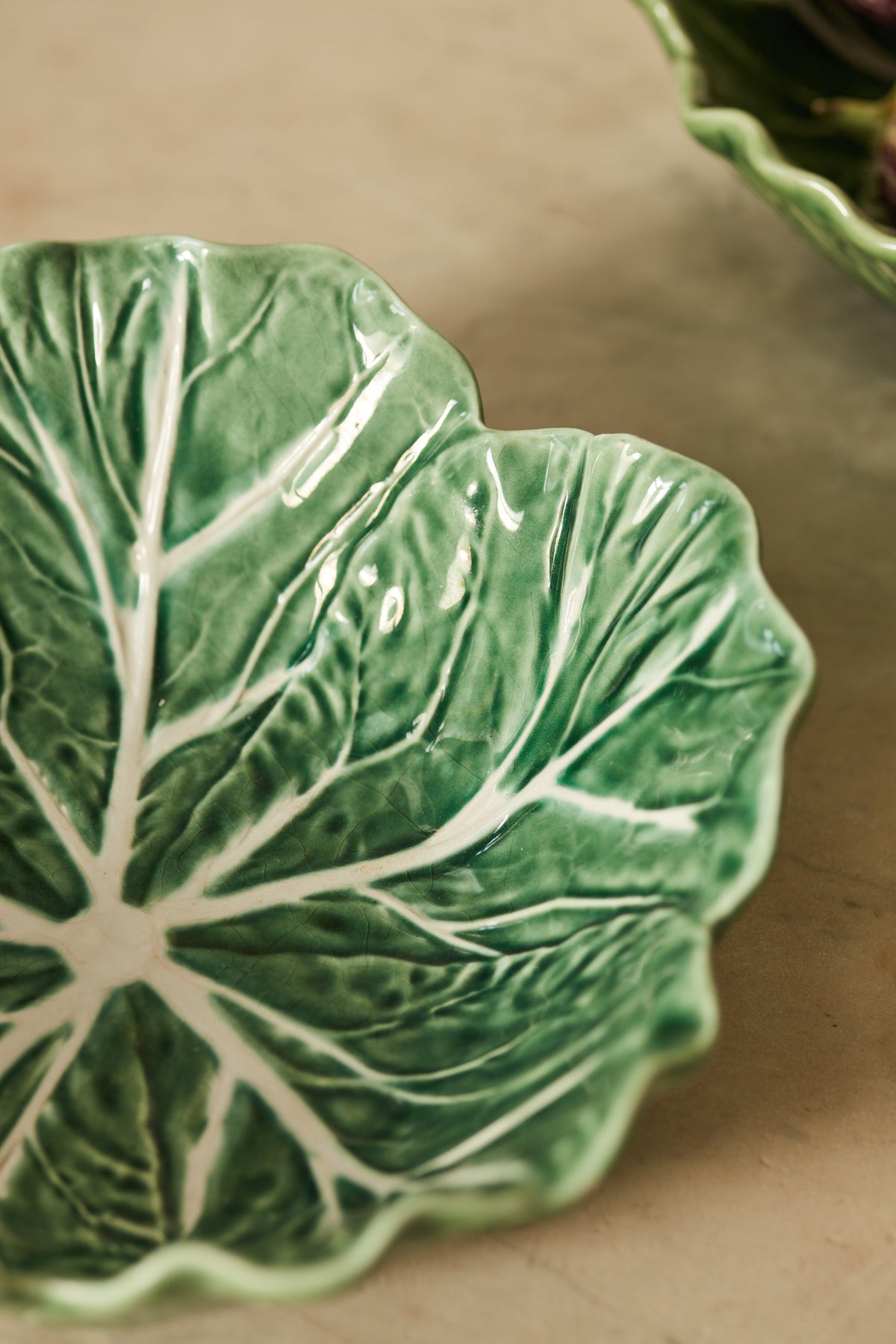 A Pair of 19th Century Portuguese Cabbage Bowls
