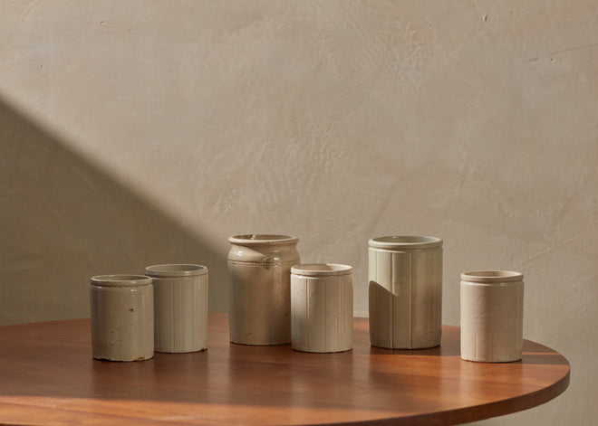 Selection of Victorian Stoneware Pots