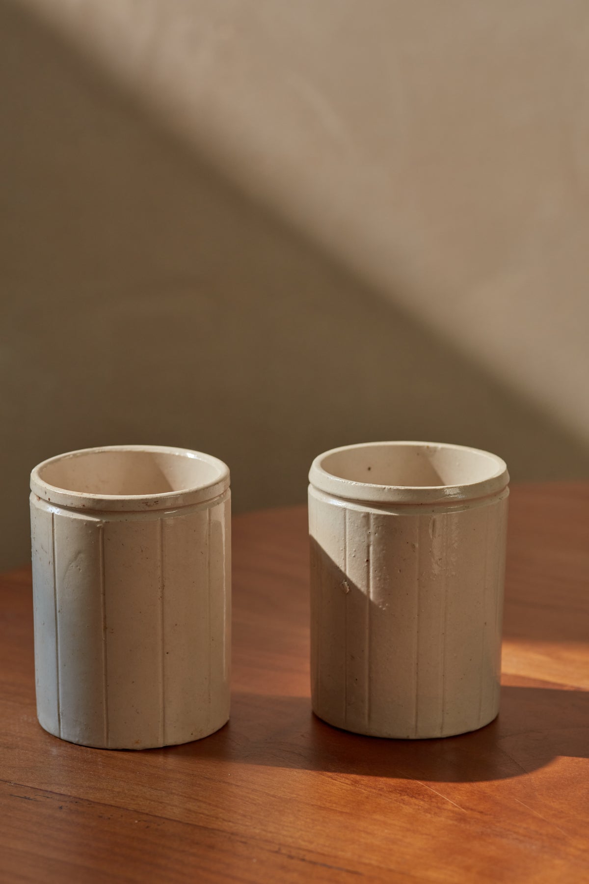 Selection of Victorian Stoneware Pots