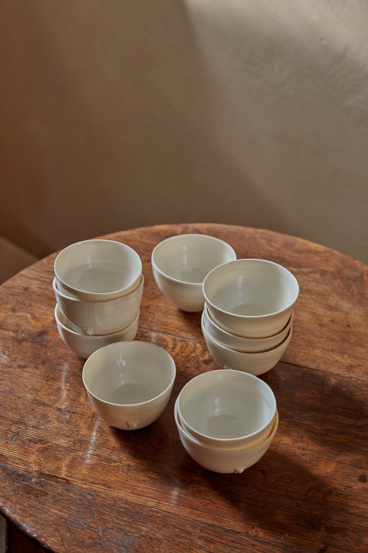 Porcelain bowls by Sally Marien