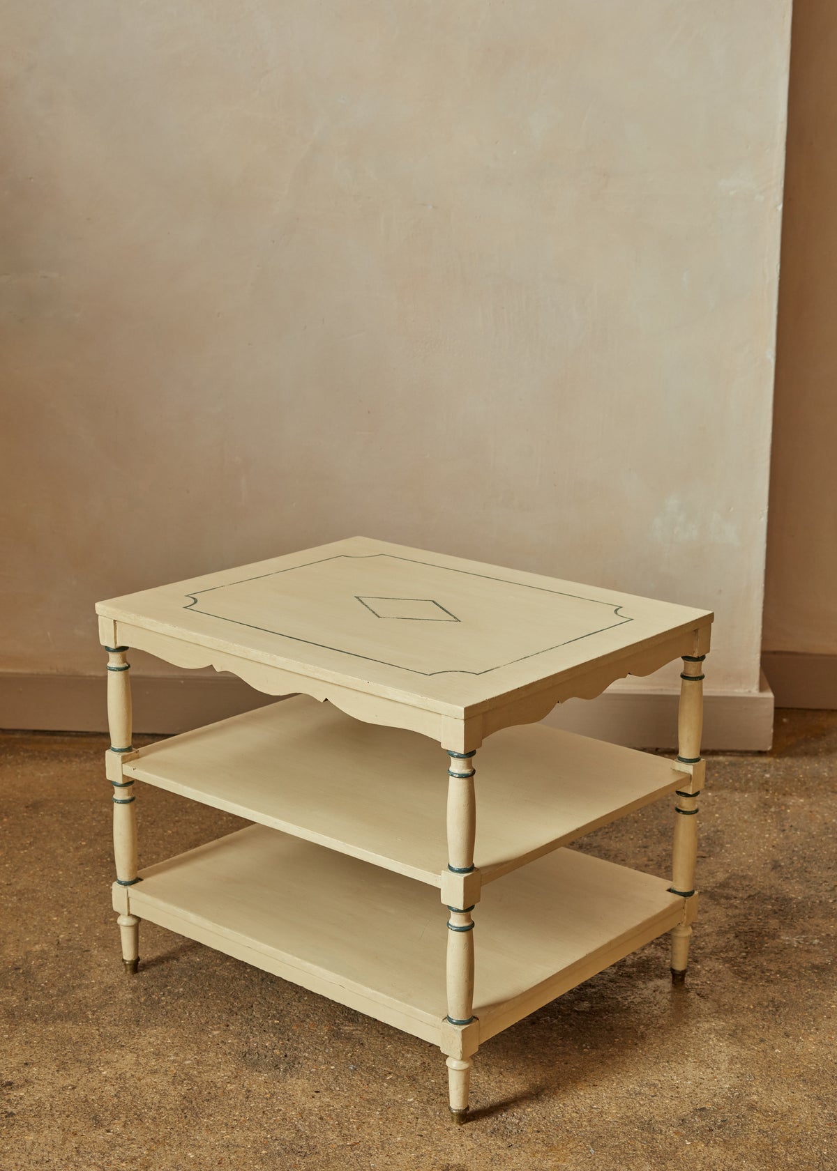 Gustavian Style Painted End Tables
