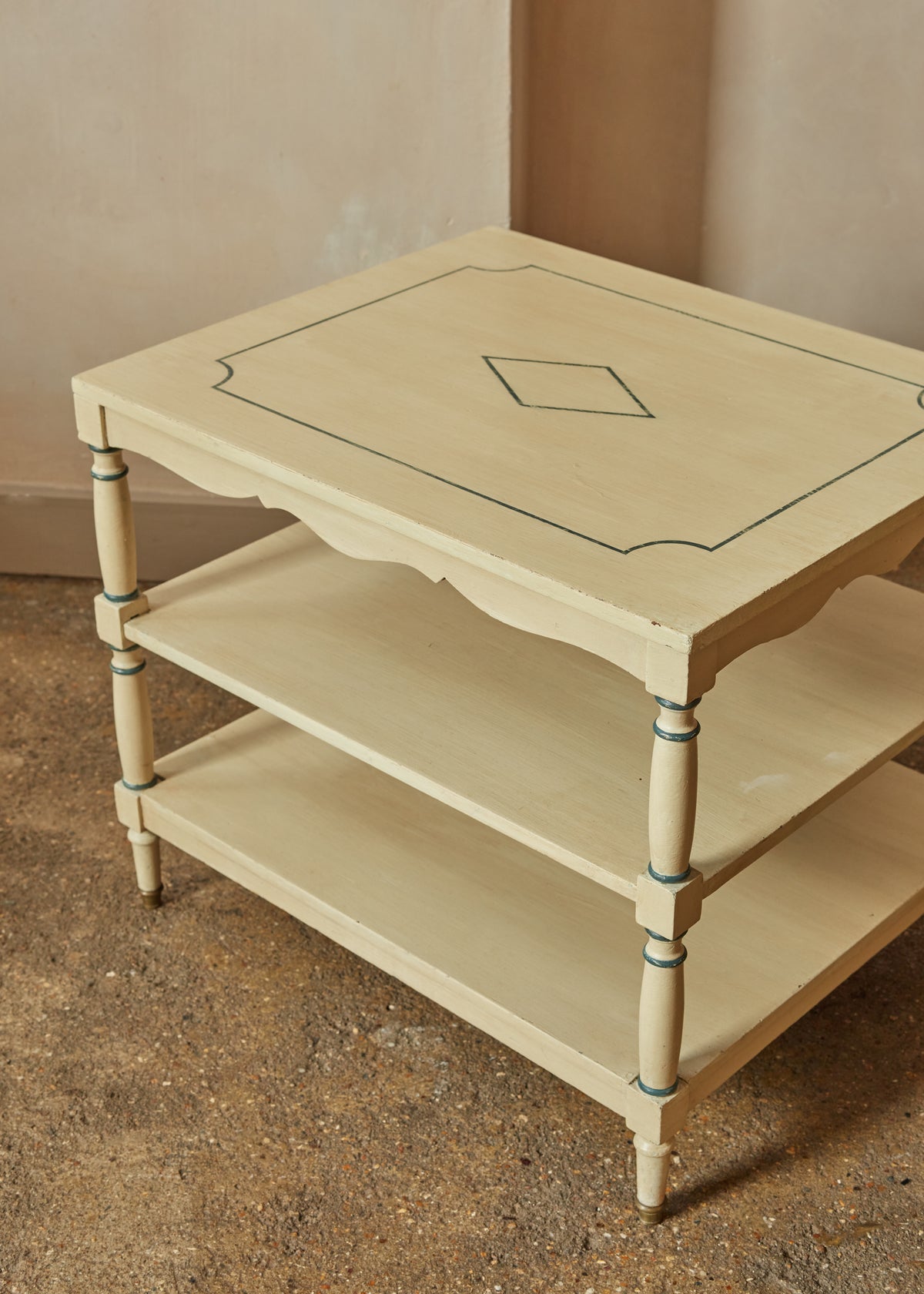 Gustavian Style Painted End Tables
