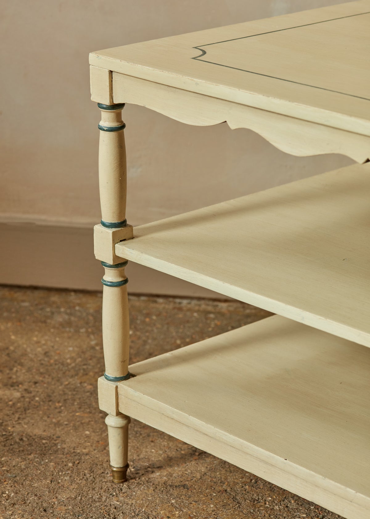 Gustavian Style Painted End Tables