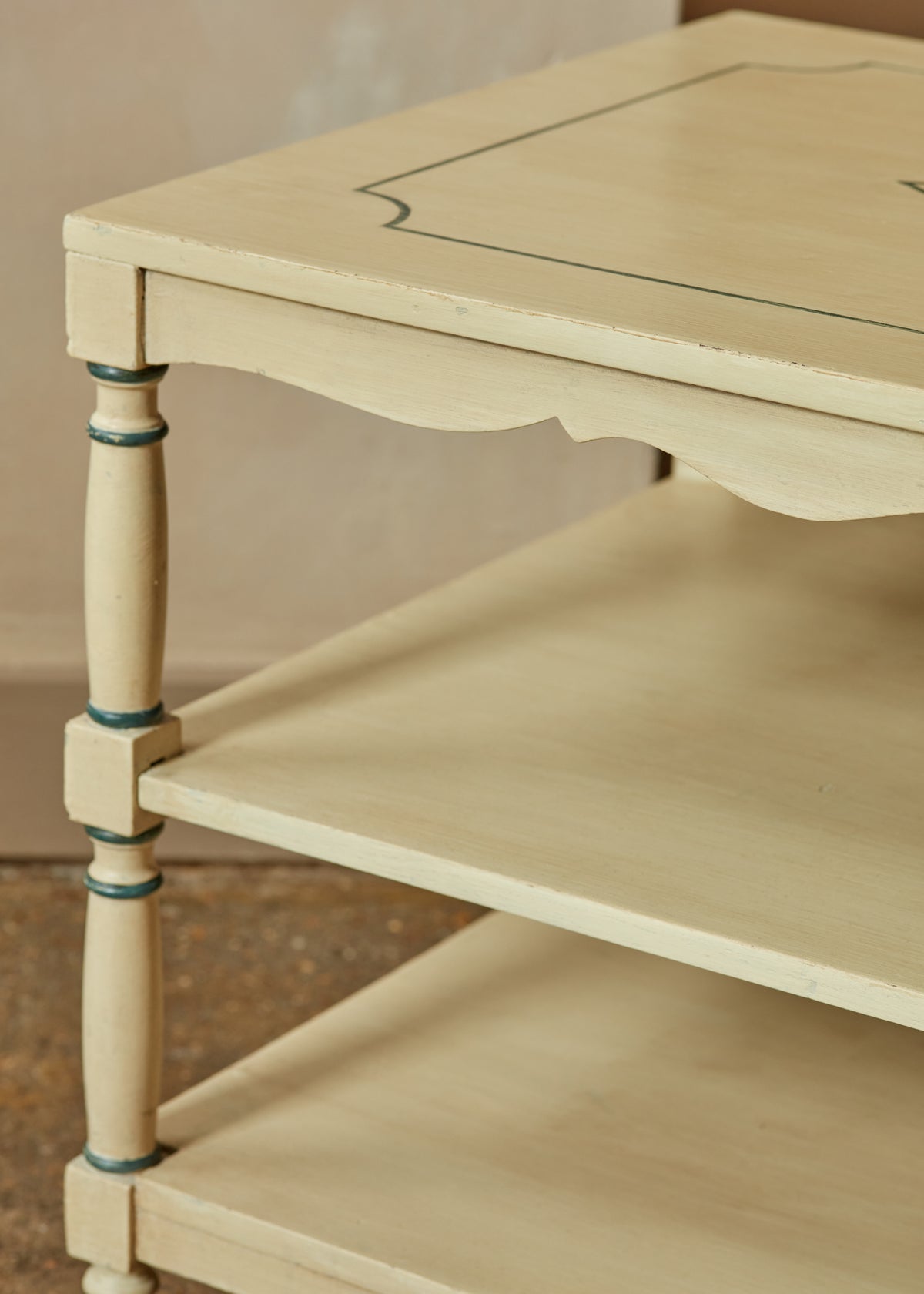Gustavian Style Painted End Tables