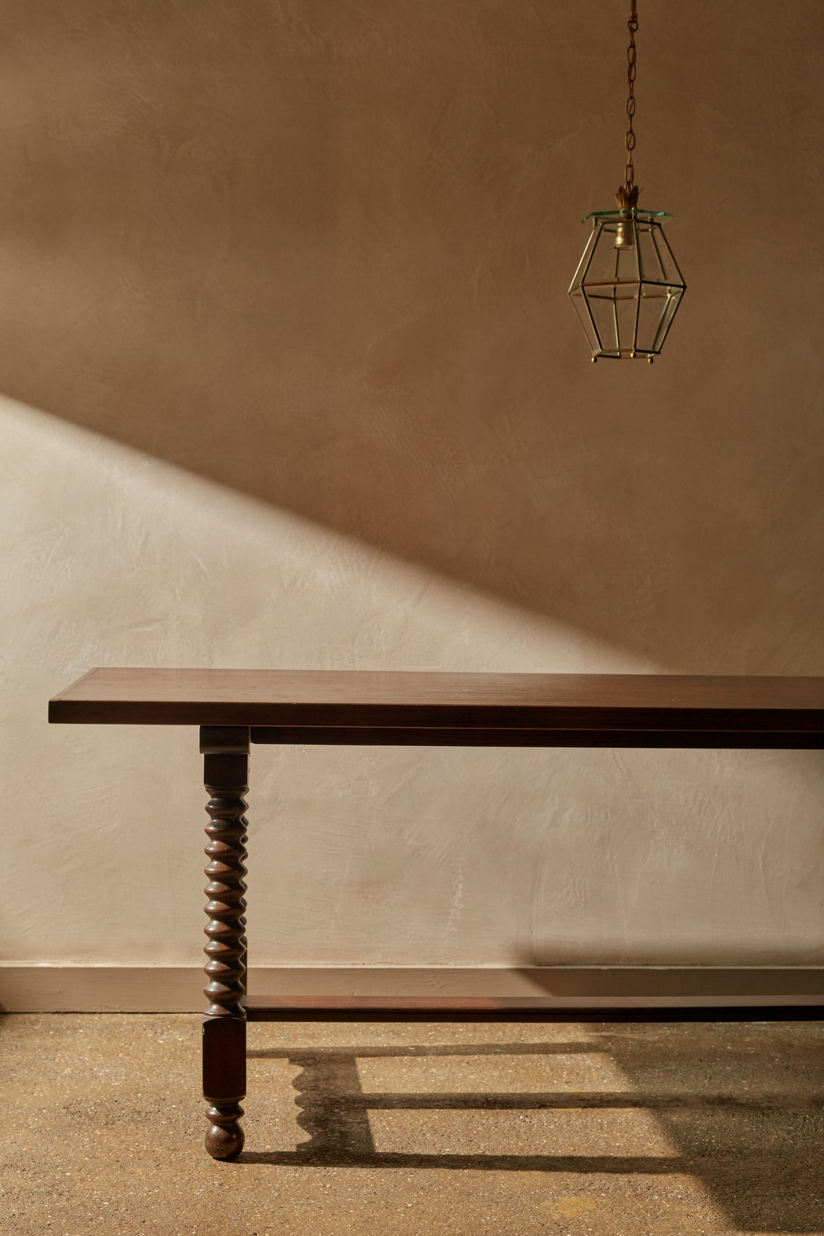 1950's French Oak Dining Table