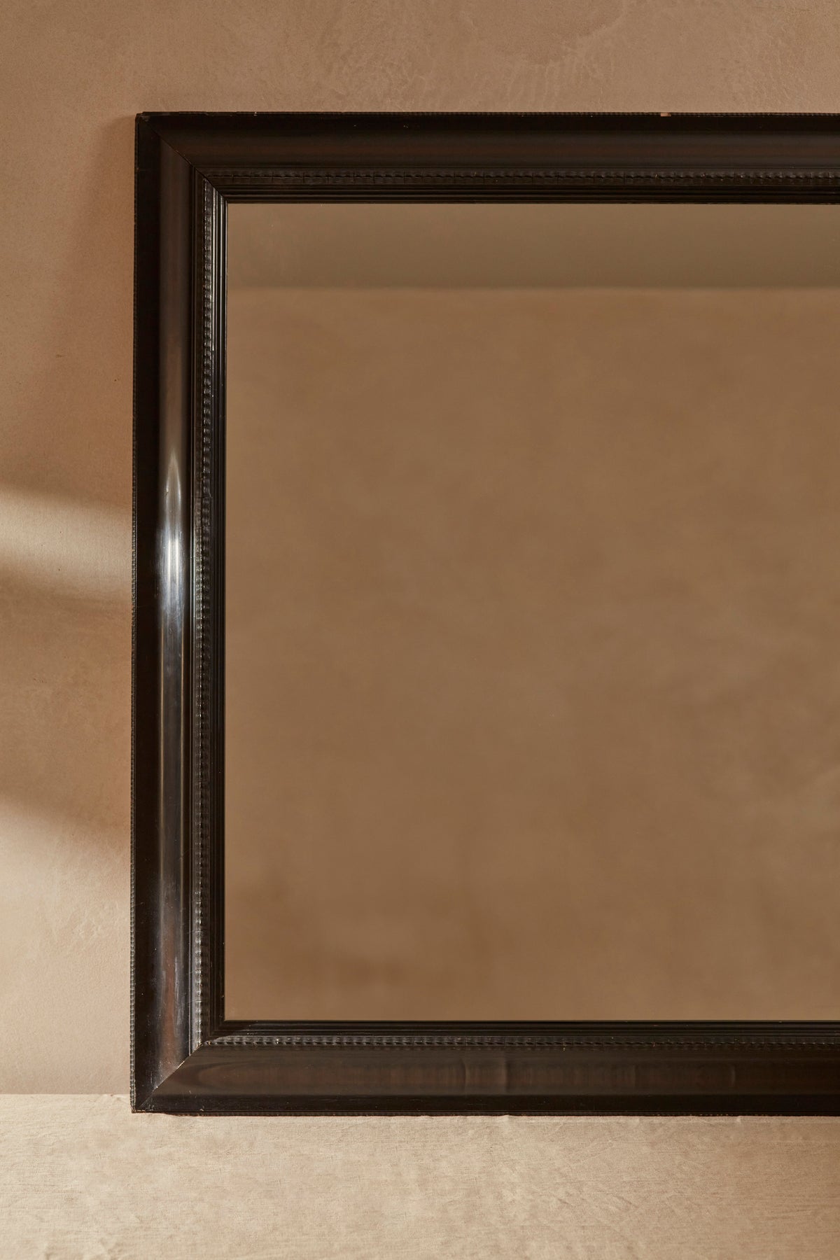 Ebonised Ripple Frame Mirror