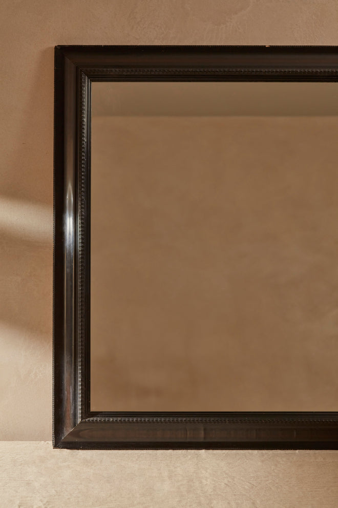 Ebonised Ripple Frame Mirror