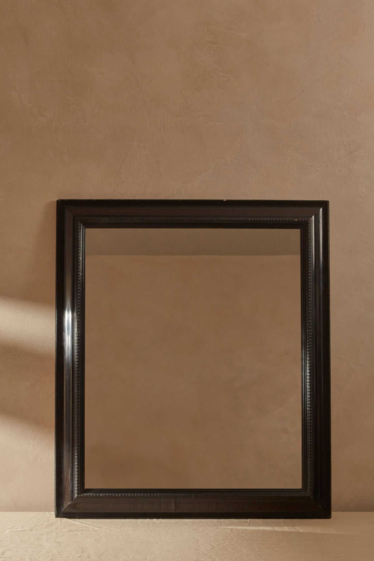 Ebonised Ripple Frame Mirror