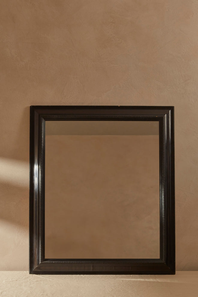 Ebonised Ripple Frame Mirror