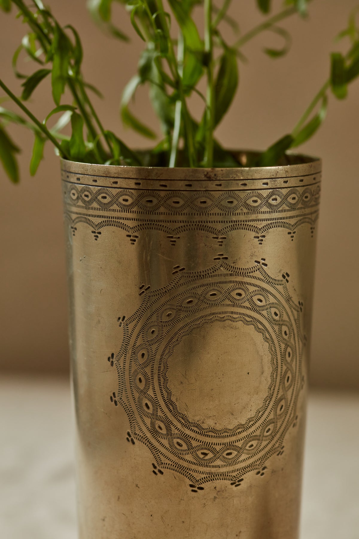 A Delicately Engraved Lassi Cup