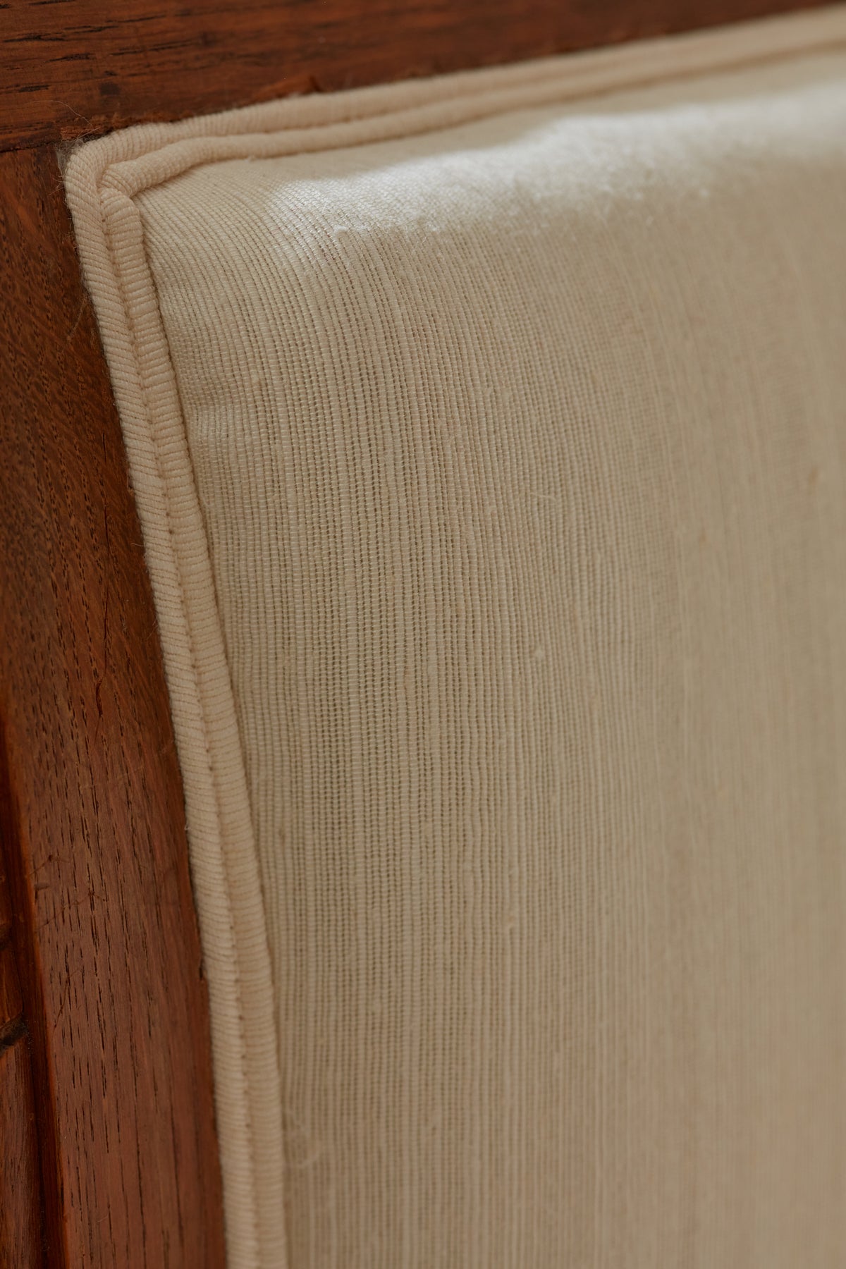 Mid 20th Century Timber Framed Splay Arm Sofa