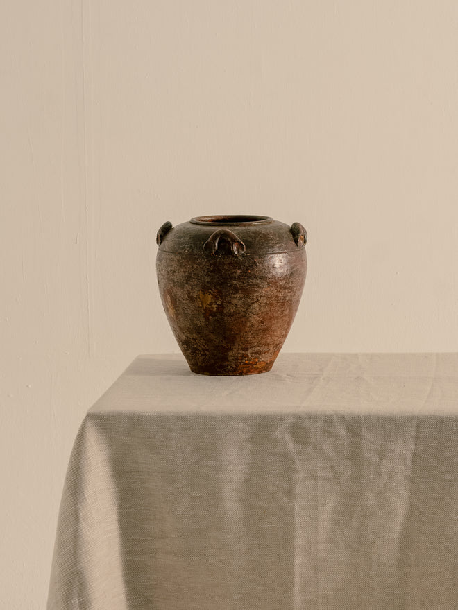19th Century Red Ceramic Pot from Crete