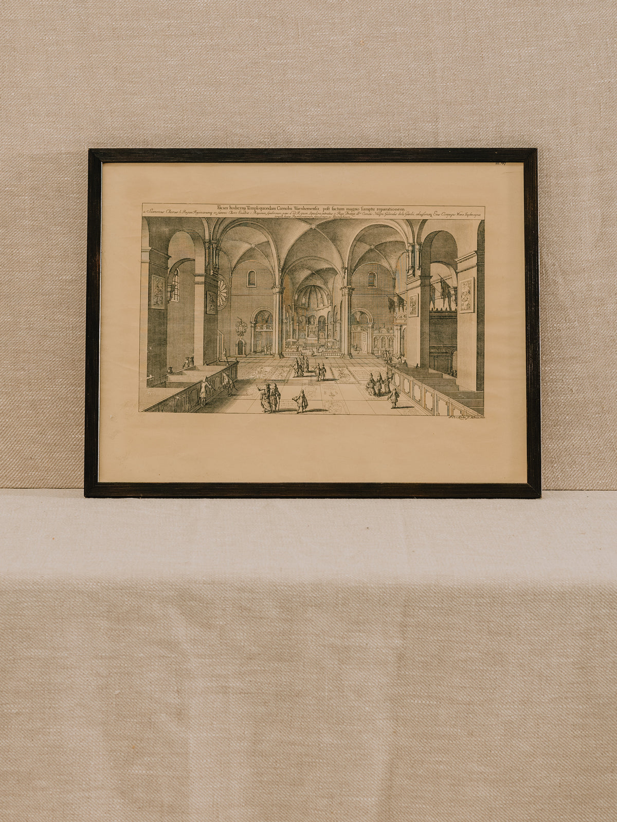 Pair of Architectural Scenic Etchings