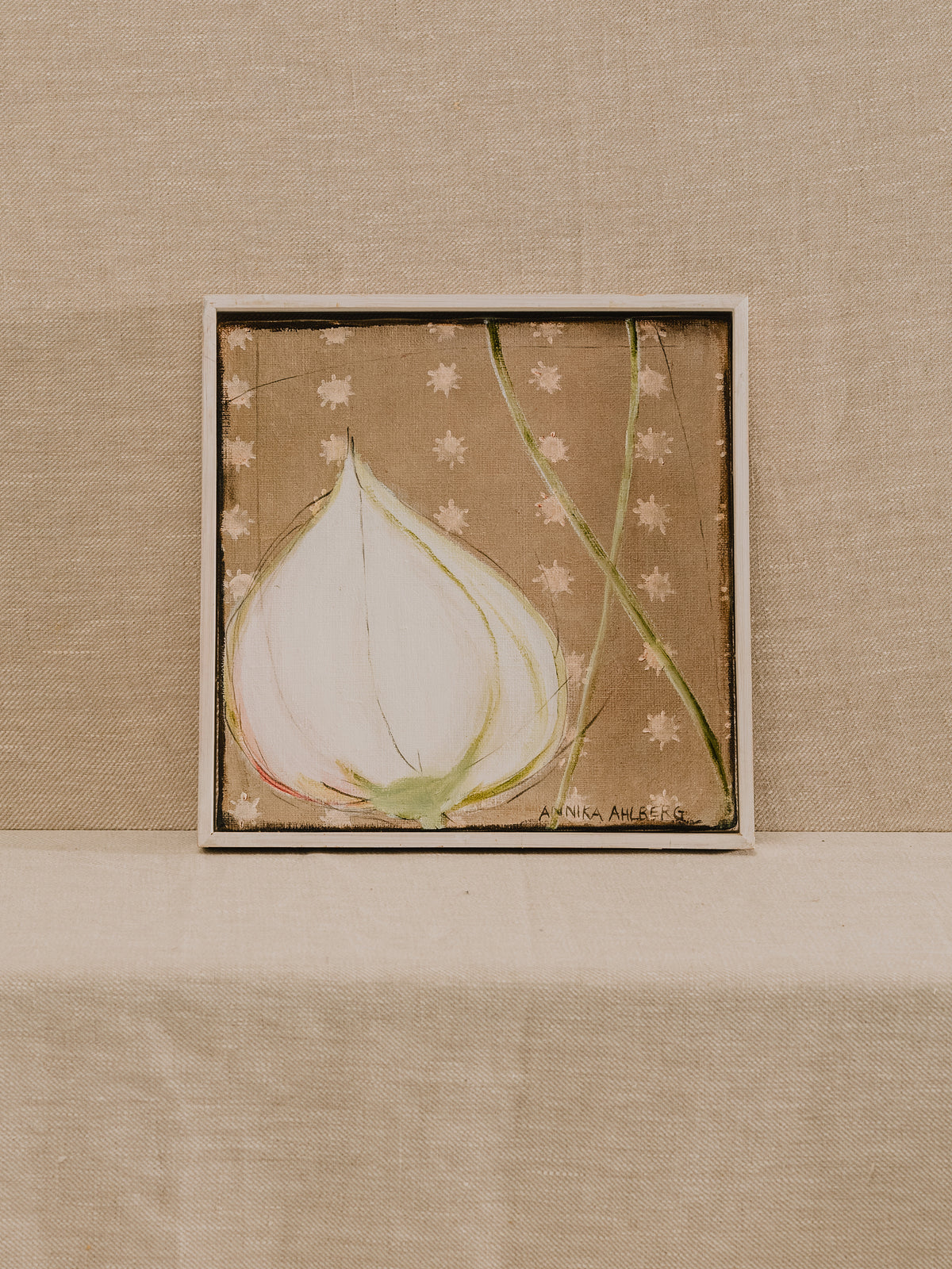 Garlic Bulb Oil on Canvas