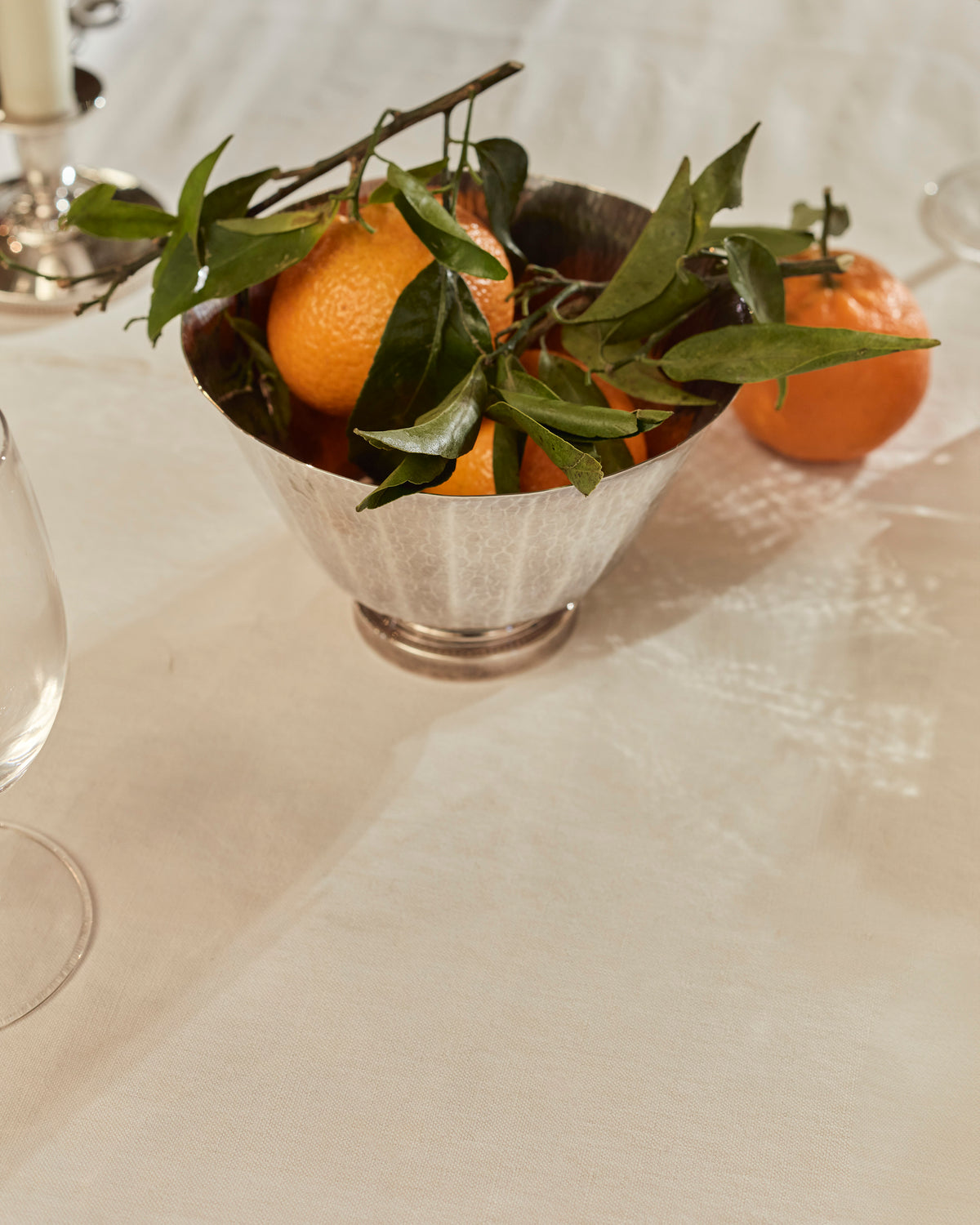 Eric Löfman Hand Hammered Sterling Silver Bowl