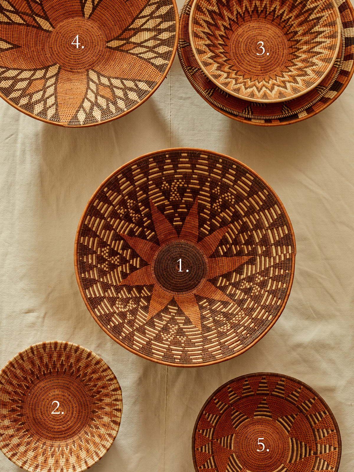 A Collection of Kenyan Baskets