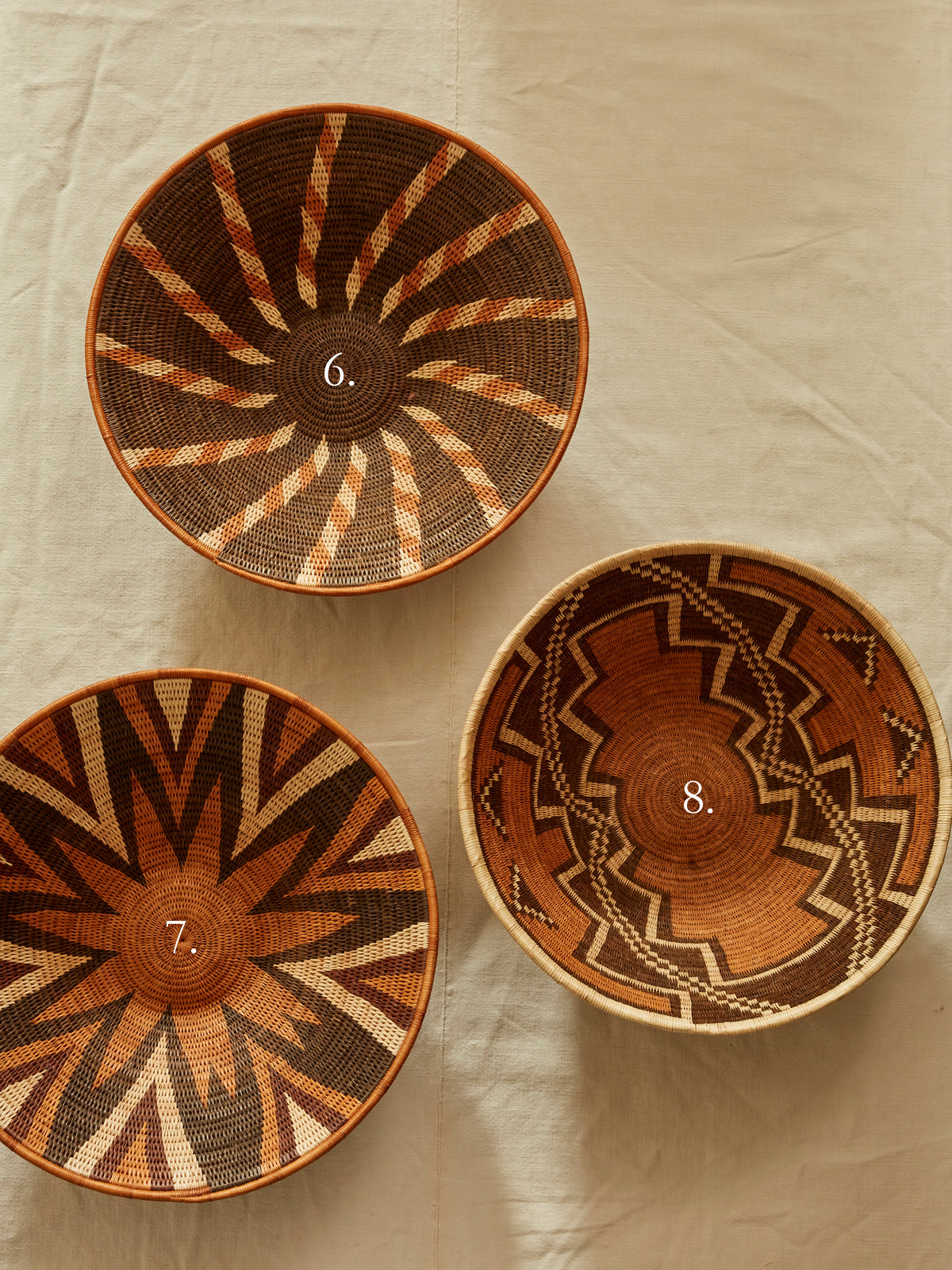 A Collection of Kenyan Baskets