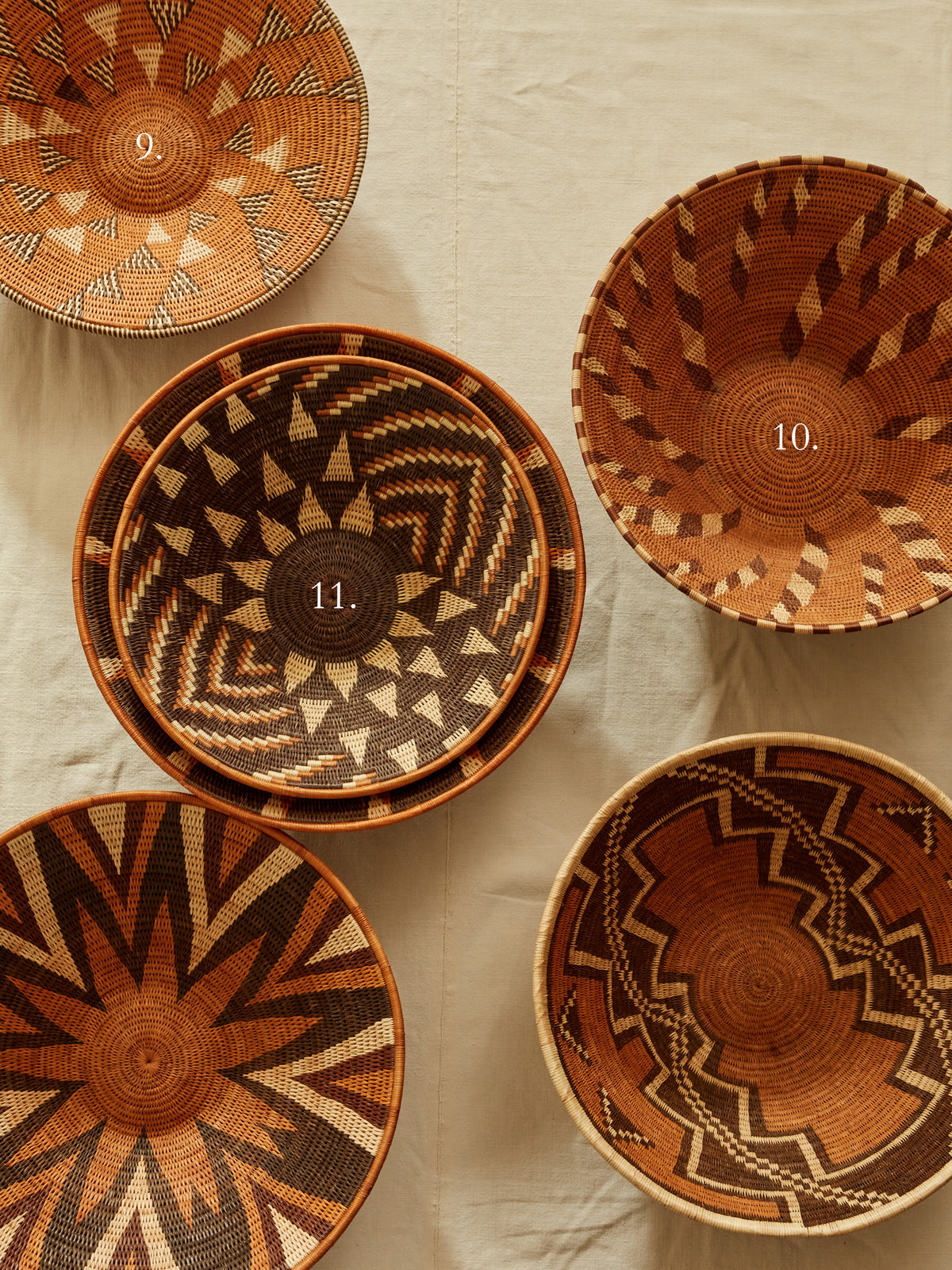 A Collection of Kenyan Baskets