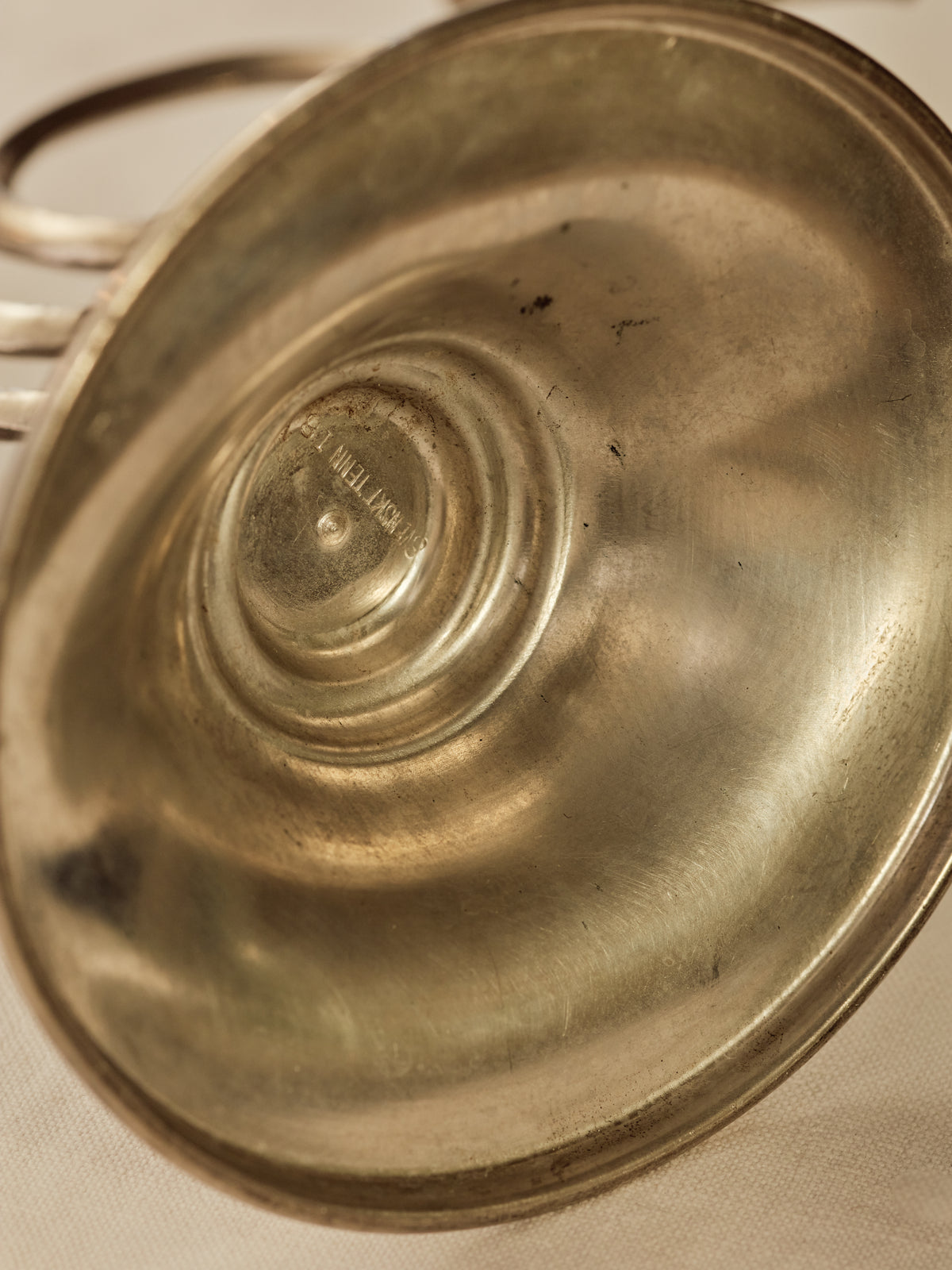 A Pair of Pewter Candlesticks for Svenskt Tenn