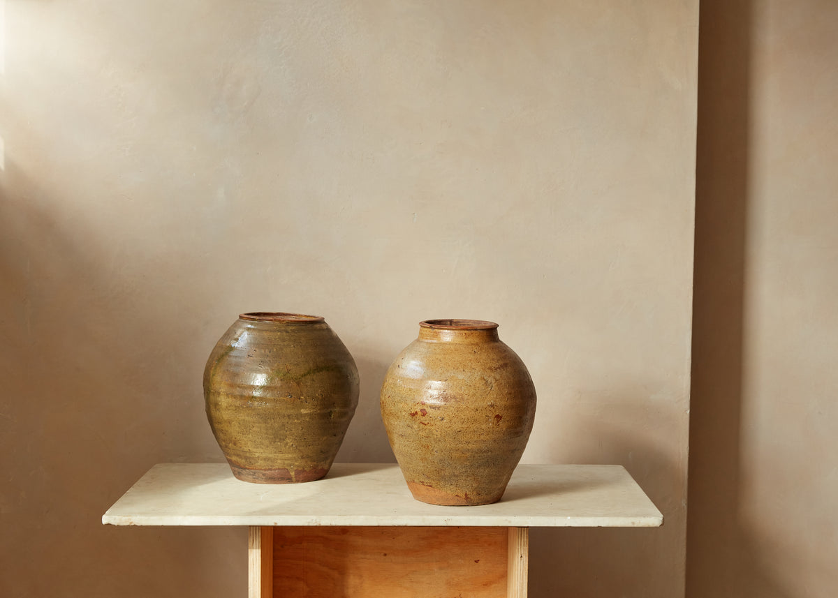 Stoneware Vase from Borneo