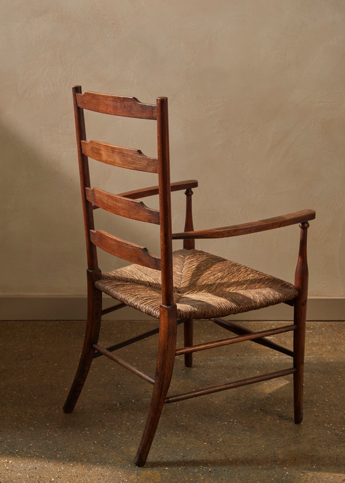 Arts & Crafts Ladder Back Armchair