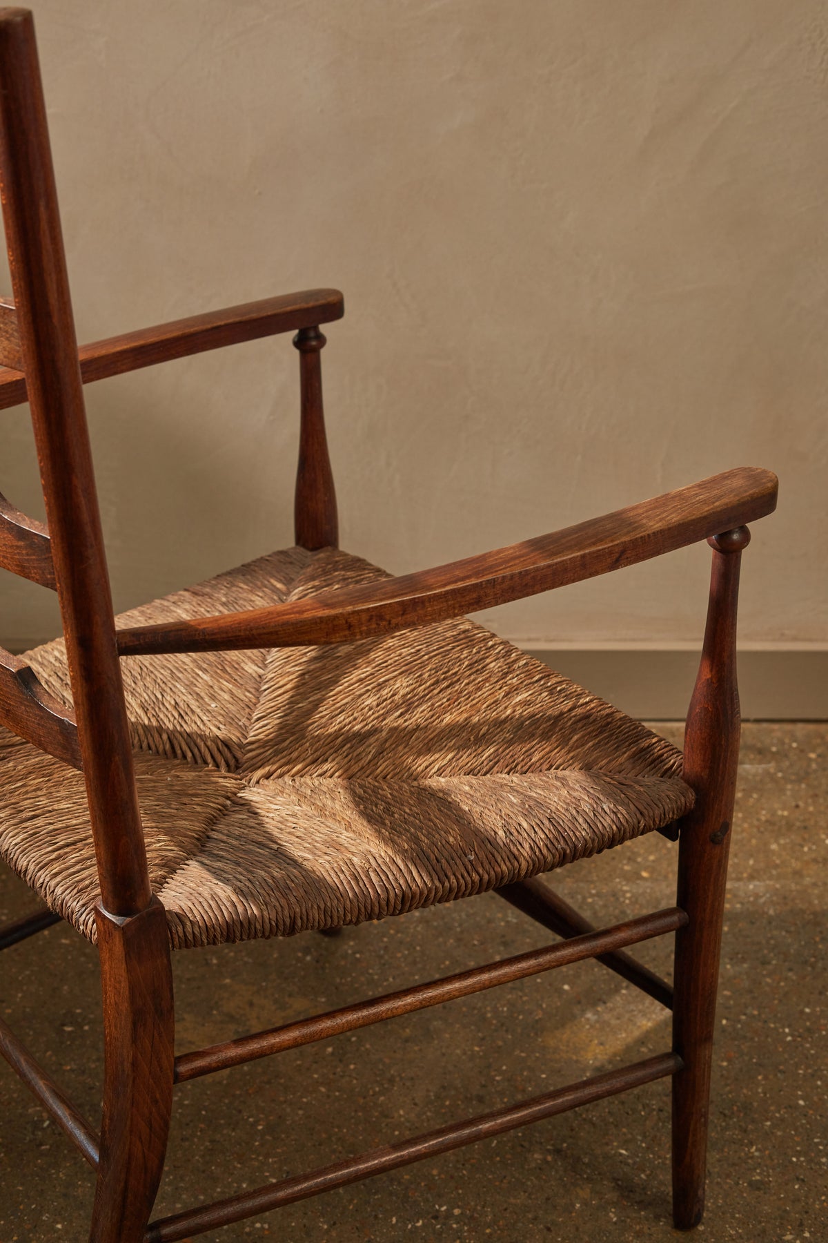 Arts & Crafts Ladder Back Armchair