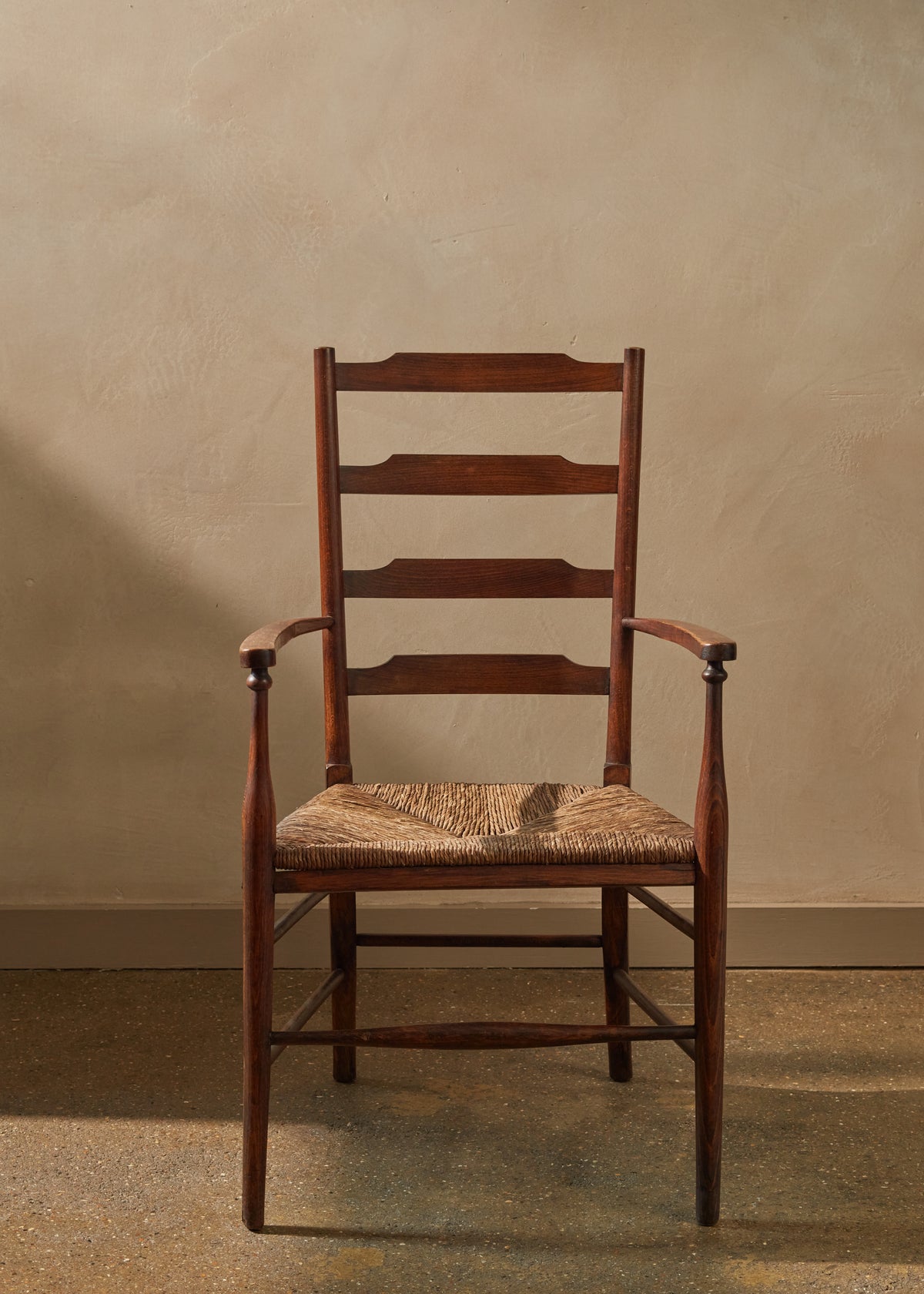 Arts & Crafts Ladder Back Armchair