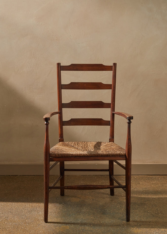 Arts & Crafts Ladder Back Armchair