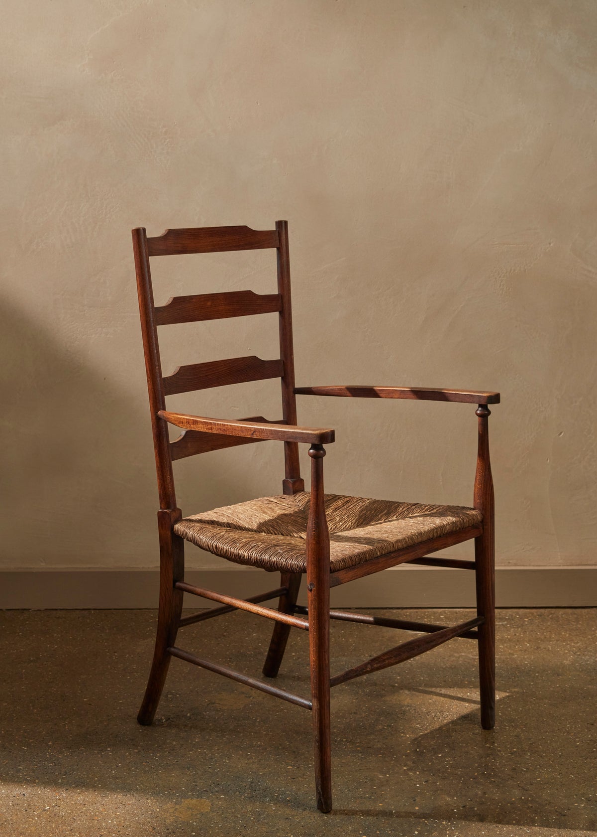 Arts & Crafts Ladder Back Armchair