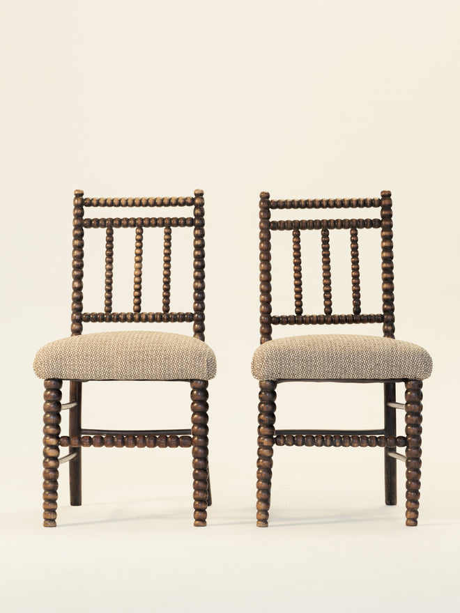 Pair Bobbin Chairs