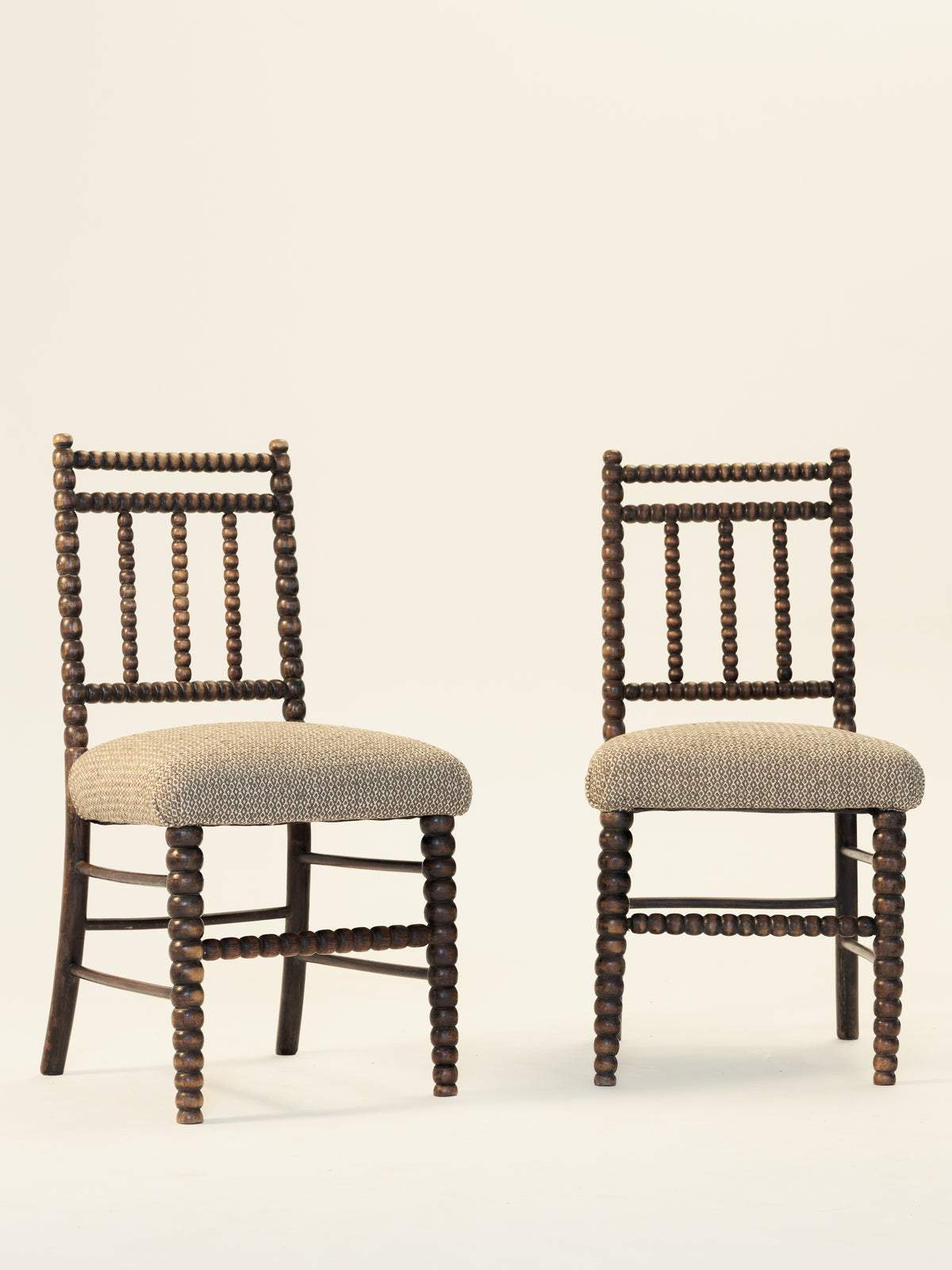 Pair Bobbin Chairs