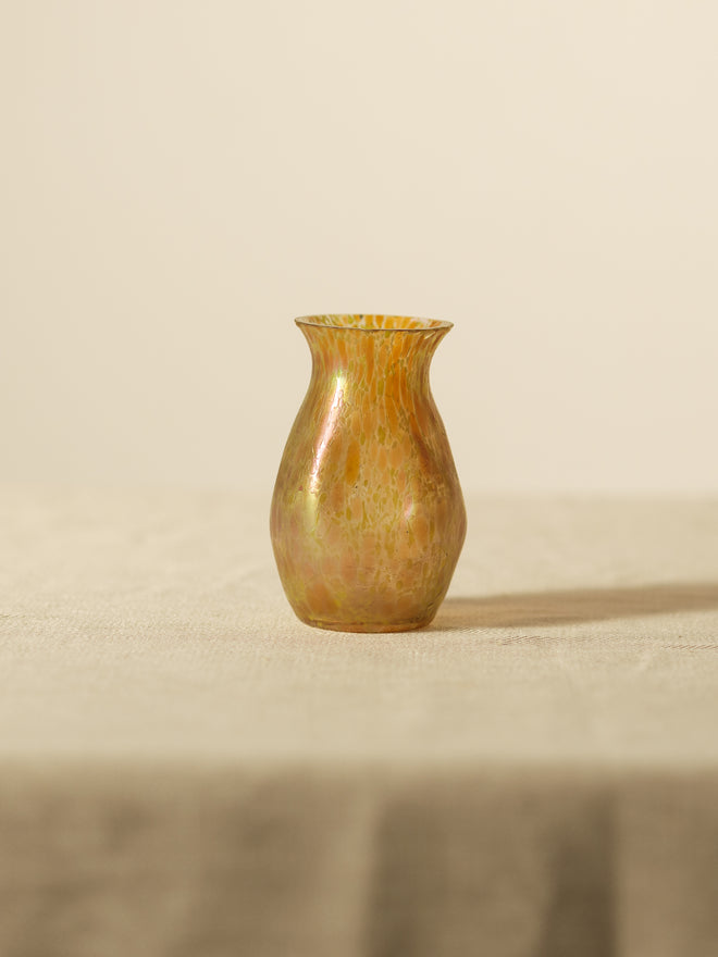 Irridescent Gourd Dimple Vase by Loetz
