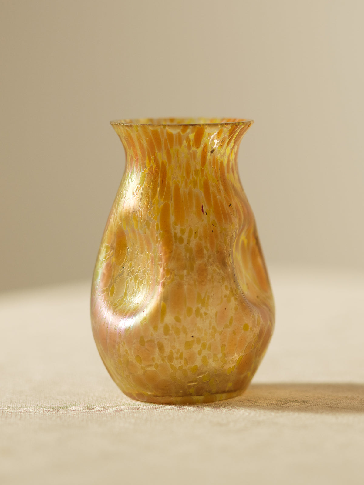 Irridescent Gourd Dimple Vase by Loetz