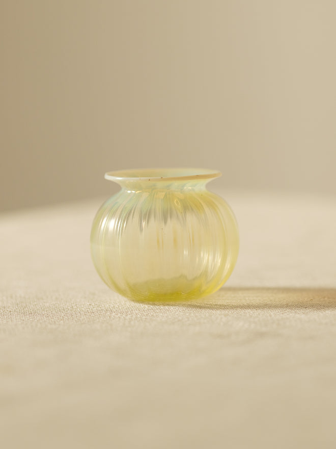 Delicate Vaseline Vase